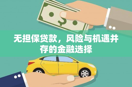 正宁无担保贷款，风险与机遇并存的金融选择