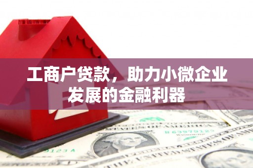 正宁工商户贷款，助力小微企业发展的金融利器