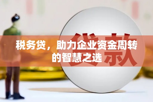 正宁税务贷，助力企业资金周转的智慧之选