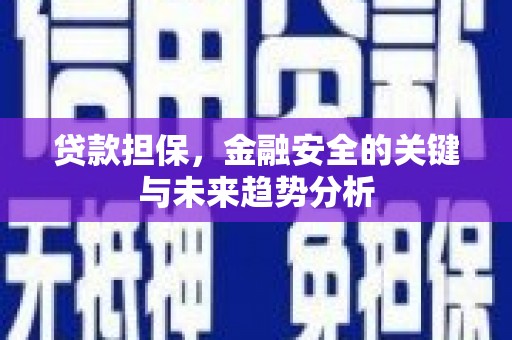 正宁贷款担保，金融安全的关键与未来趋势分析