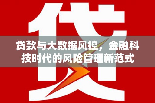 正宁贷款与大数据风控，金融科技时代的风险管理新范式