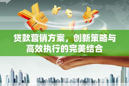 正宁贷款营销方案，创新策略与高效执行的完美结合