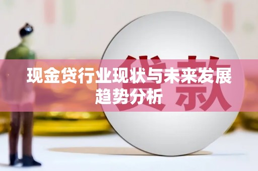正宁现金贷行业现状与未来发展趋势分析