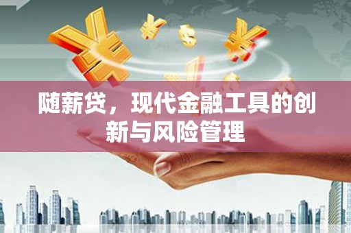 正宁随薪贷，现代金融工具的创新与风险管理