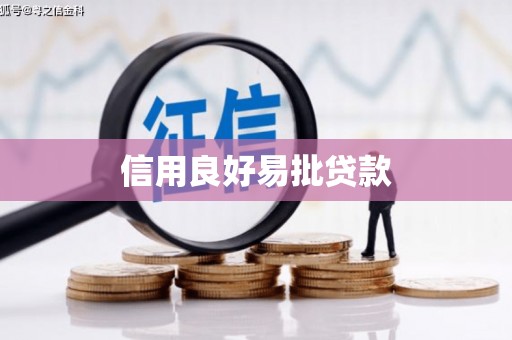 正宁信用良好易批贷款