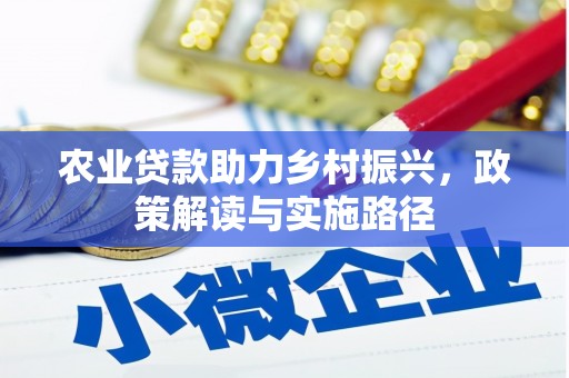 正宁农业贷款助力乡村振兴，政策解读与实施路径