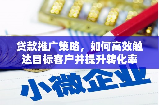 正宁贷款推广策略，如何高效触达目标客户并提升转化率