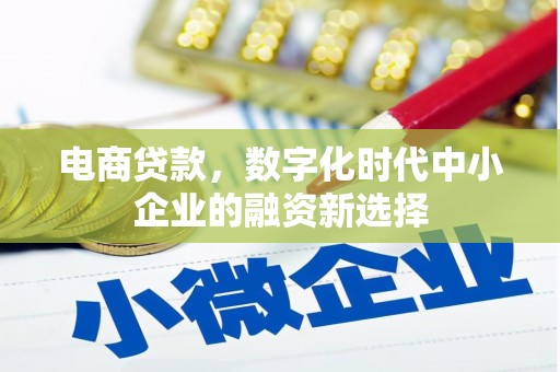 正宁电商贷款，数字化时代中小企业的融资新选择