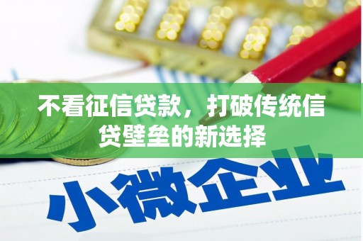 正宁不看征信贷款，打破传统信贷壁垒的新选择