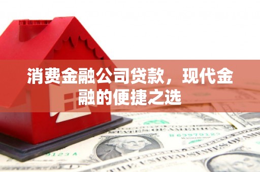 正宁消费金融公司贷款，现代金融的便捷之选