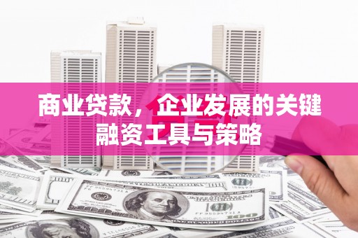 正宁商业贷款，企业发展的关键融资工具与策略
