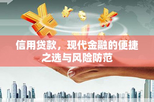 正宁信用贷款，现代金融的便捷之选与风险防范