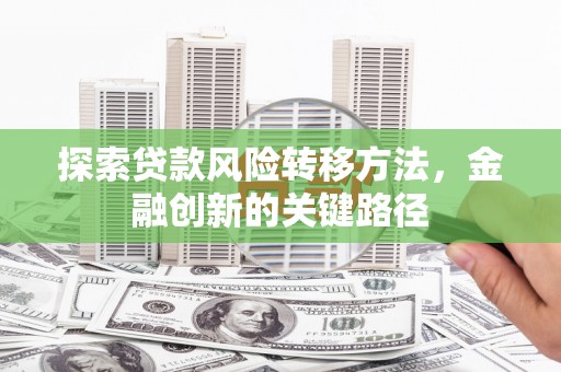 正宁探索贷款风险转移方法，金融创新的关键路径