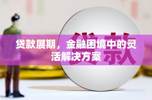 正宁贷款展期，金融困境中的灵活解决方案