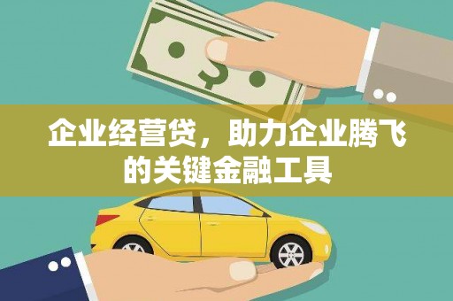 正宁企业经营贷，助力企业腾飞的关键金融工具