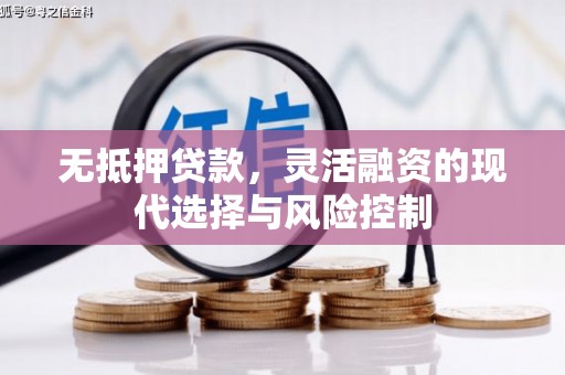 正宁无抵押贷款，灵活融资的现代选择与风险控制