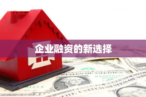 正宁企业融资的新选择