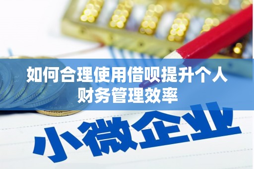 正宁如何合理使用借呗提升个人财务管理效率