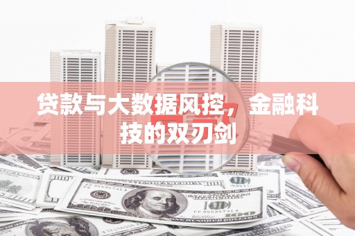 正宁贷款与大数据风控，金融科技的双刃剑