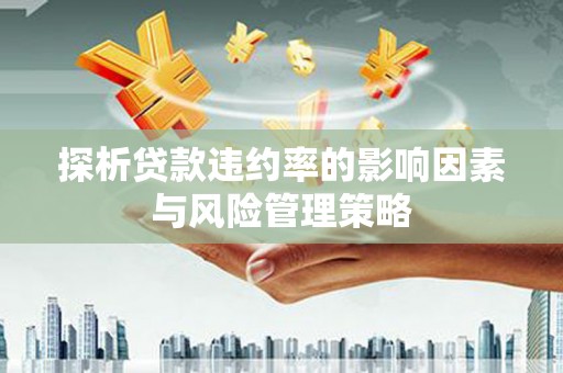 正宁探析贷款违约率的影响因素与风险管理策略