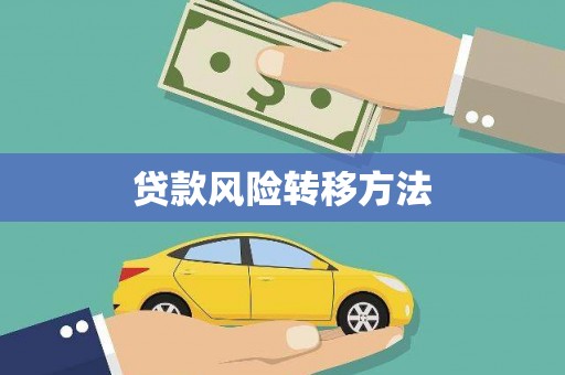 正宁贷款风险转移方法