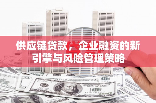 正宁供应链贷款，企业融资的新引擎与风险管理策略