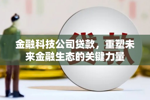 正宁金融科技公司贷款，重塑未来金融生态的关键力量