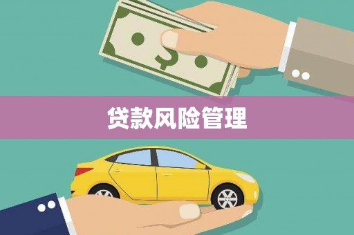 正宁贷款风险管理