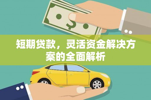 正宁短期贷款，灵活资金解决方案的全面解析