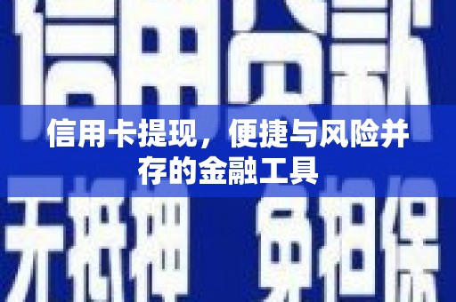 正宁信用卡提现，便捷与风险并存的金融工具