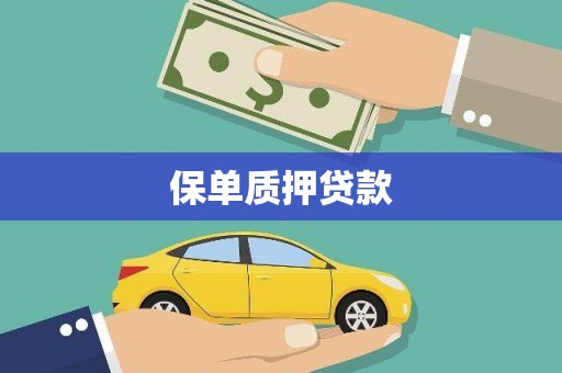 正宁保单质押贷款