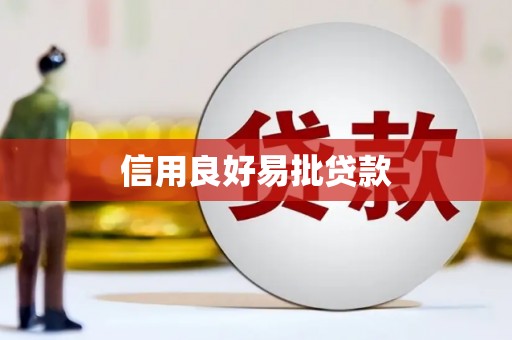正宁信用良好易批贷款