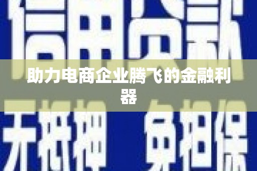 正宁助力电商企业腾飞的金融利器