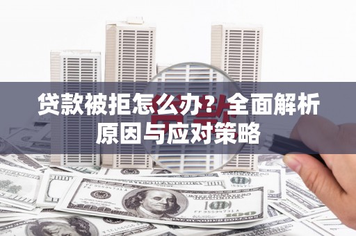 正宁贷款被拒怎么办？全面解析原因与应对策略