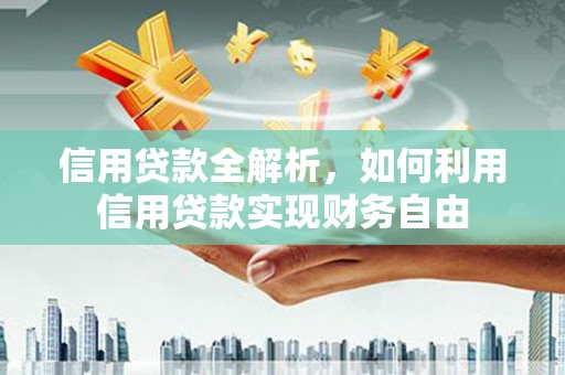 正宁信用贷款全解析，如何利用信用贷款实现财务自由